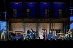 The barber of Seville uses Ayrton's Perseo luminaires in an outdoor production