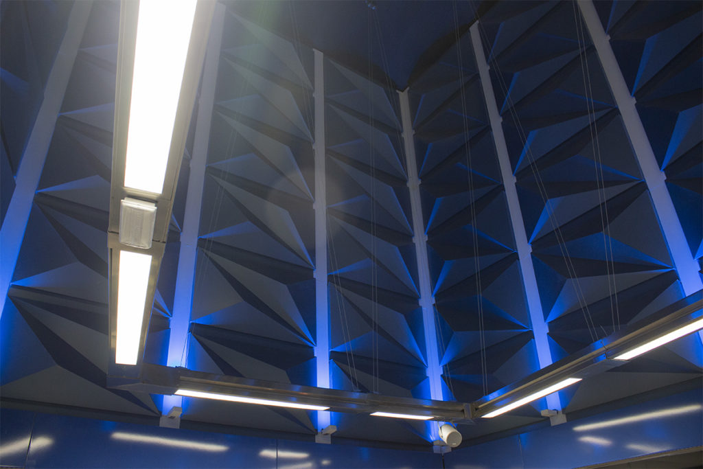 El moderno diseño de luces de la estación de Gran Vía necesita el mejor control de iluminación.