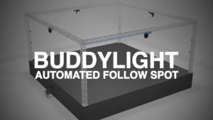 sistema de tracking de luces followspot claypaky buddylight